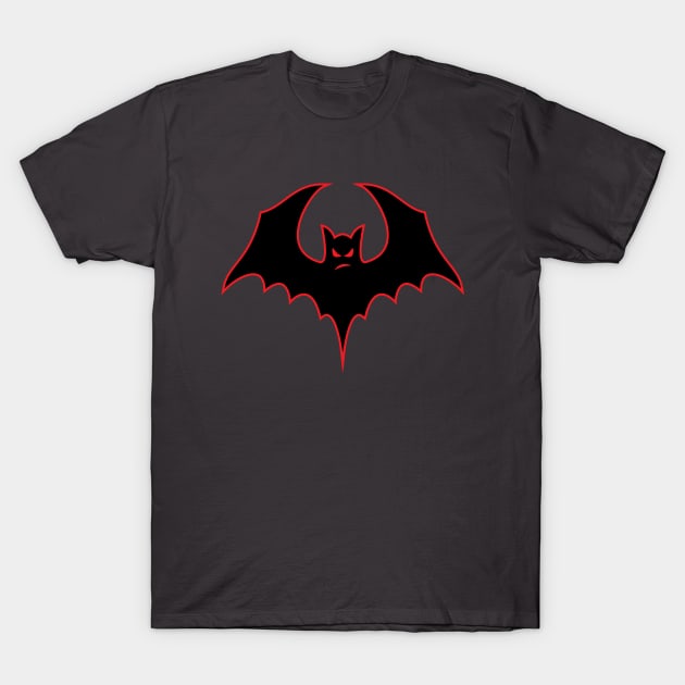 Bat-itude Cartoon T-Shirt by hobrath